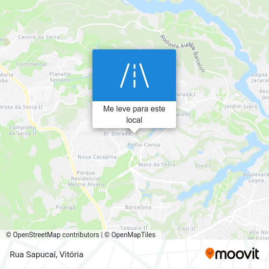 Rua Sapucaí mapa