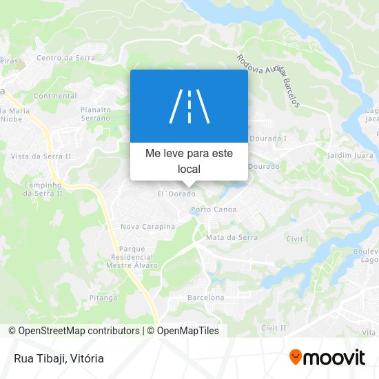 Rua Tibaji mapa
