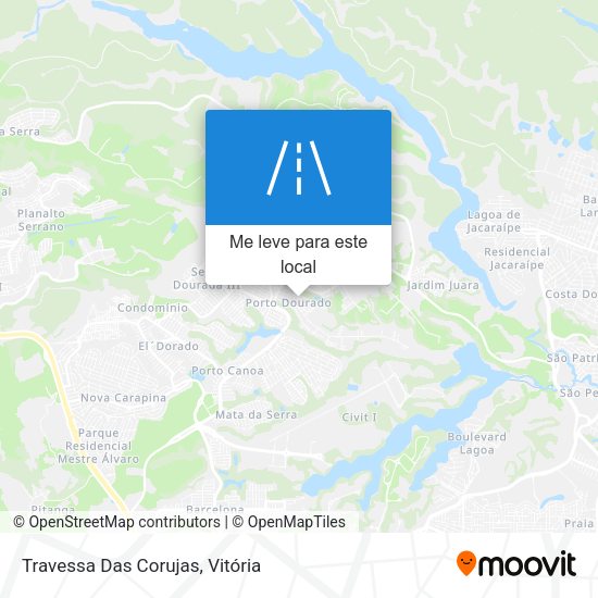 Travessa Das Corujas mapa