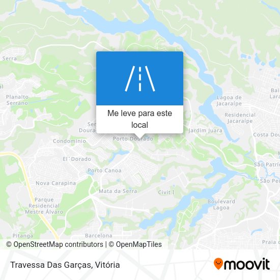 Travessa Das Garças mapa