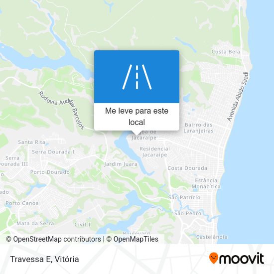 Travessa E mapa