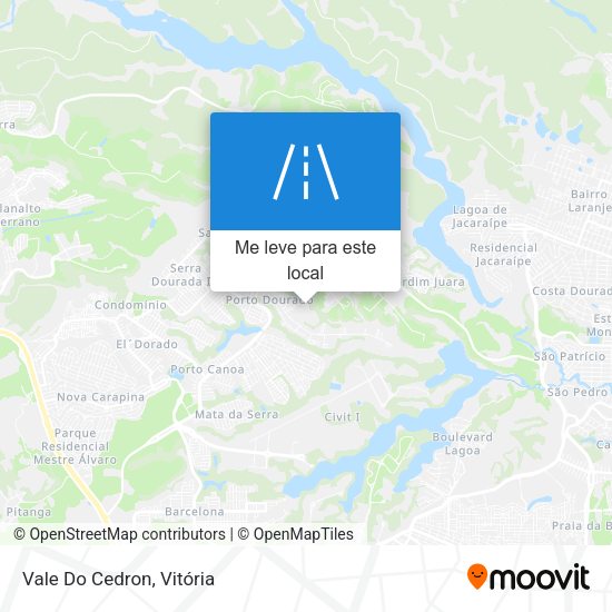 Vale Do Cedron mapa