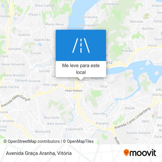 Avenida Graça Aranha mapa