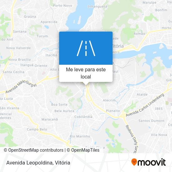 Avenida Leopoldina mapa