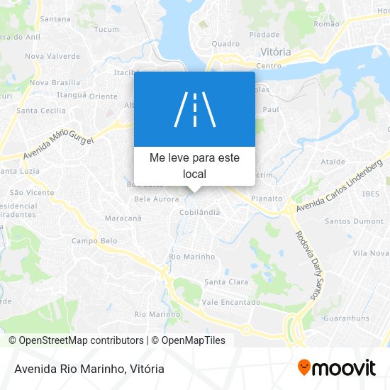 Avenida Rio Marinho mapa
