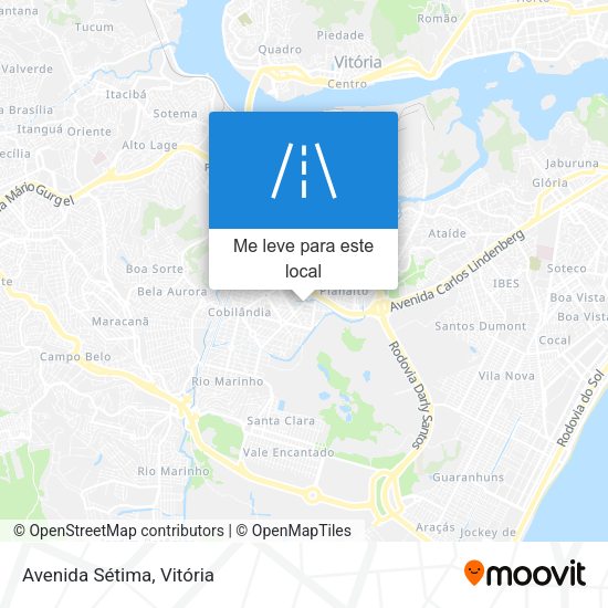 Avenida Sétima mapa