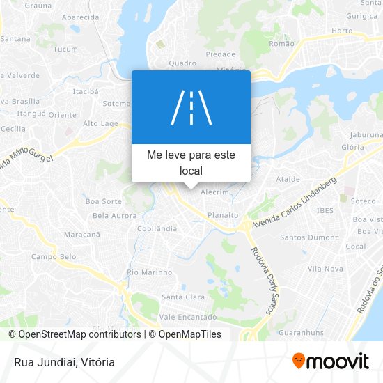Rua Jundiai mapa