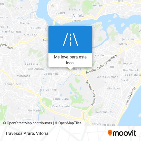 Travessa Araré mapa