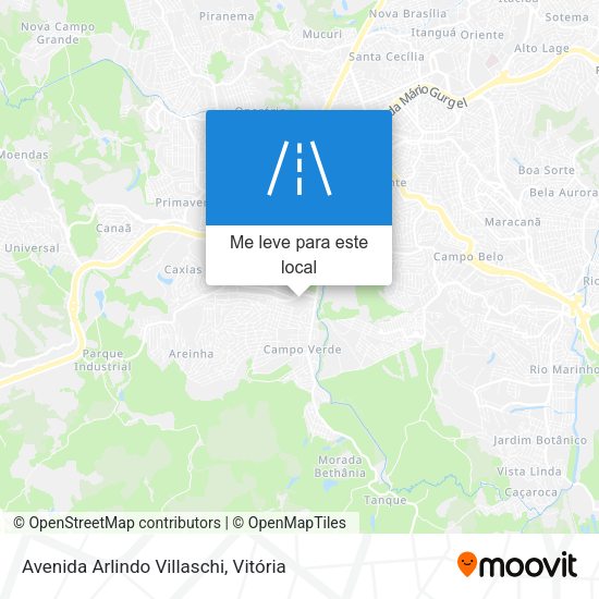 Avenida Arlindo Villaschi mapa