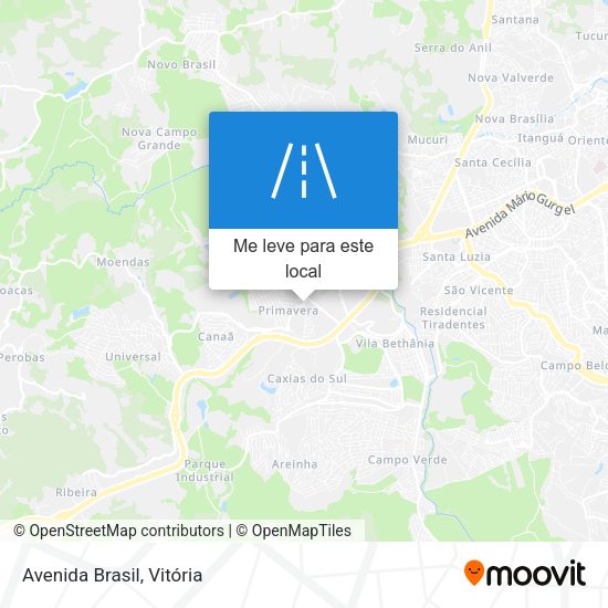 Avenida Brasil mapa