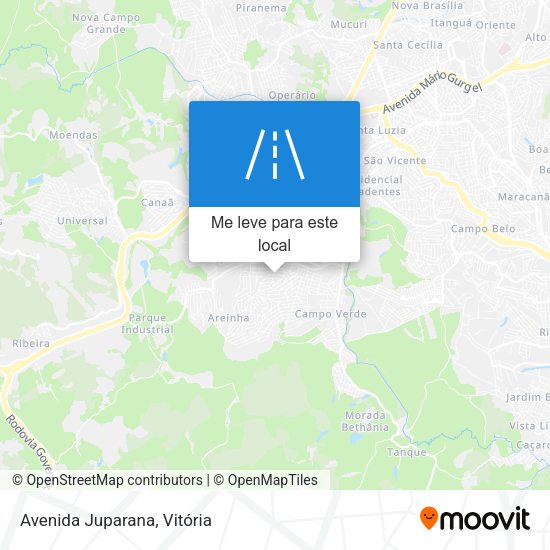 Avenida Juparana mapa