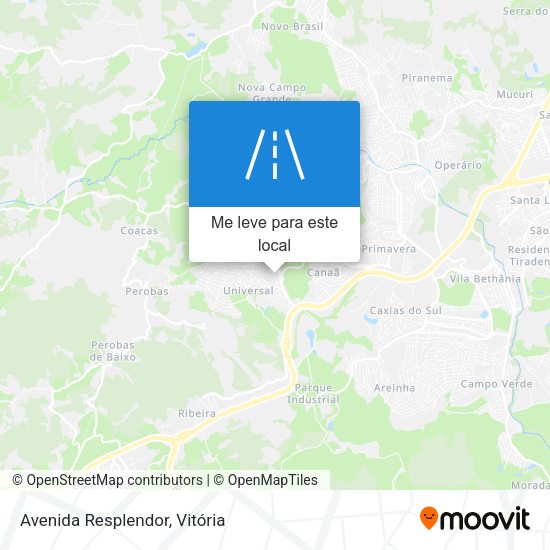 Avenida Resplendor mapa