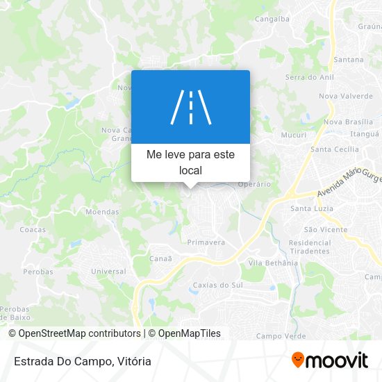 Estrada Do Campo mapa