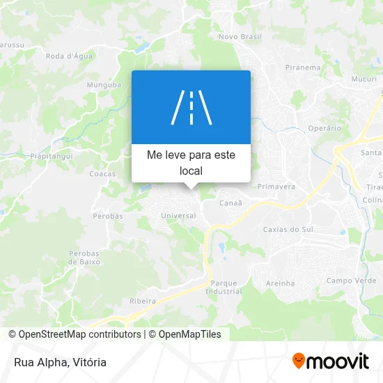 Rua Alpha mapa