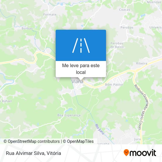 Rua Alvimar Silva mapa