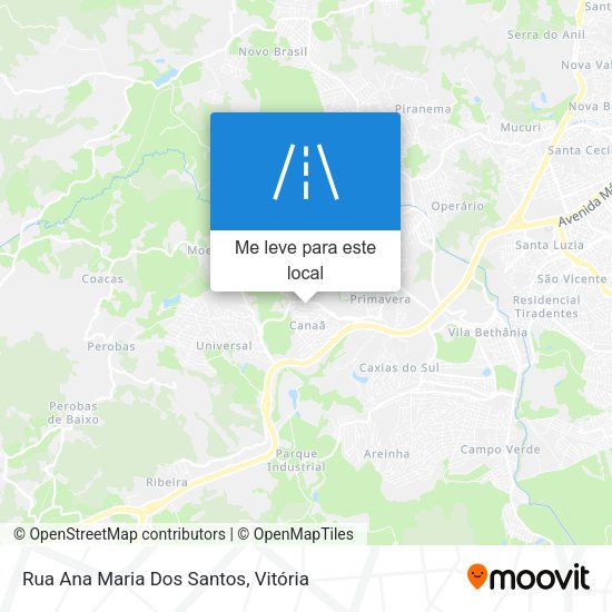Rua Ana Maria Dos Santos mapa