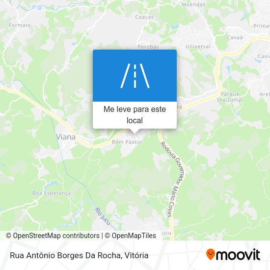 Rua Antônio Borges Da Rocha mapa