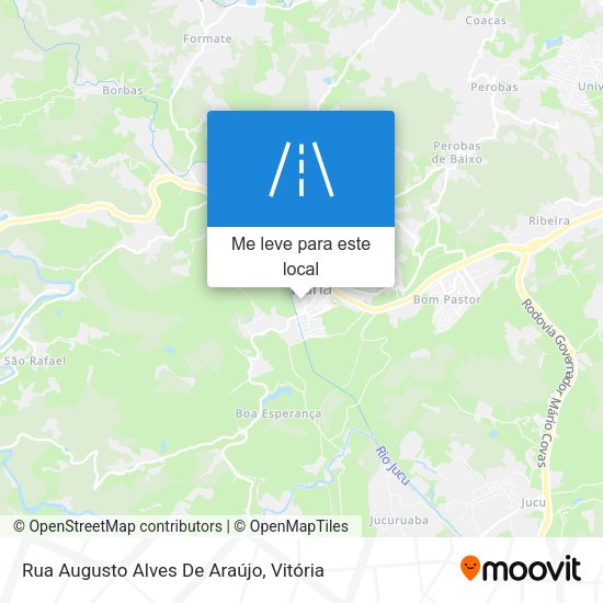 Rua Augusto Alves De Araújo mapa