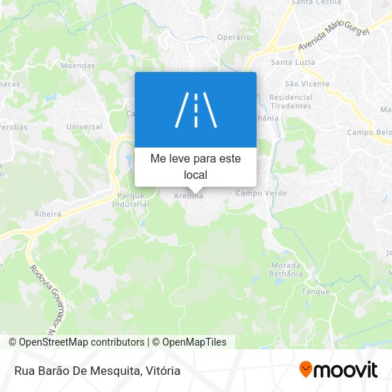 Rua Barão De Mesquita mapa