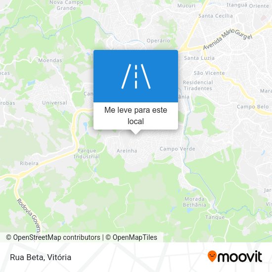 Rua Beta mapa