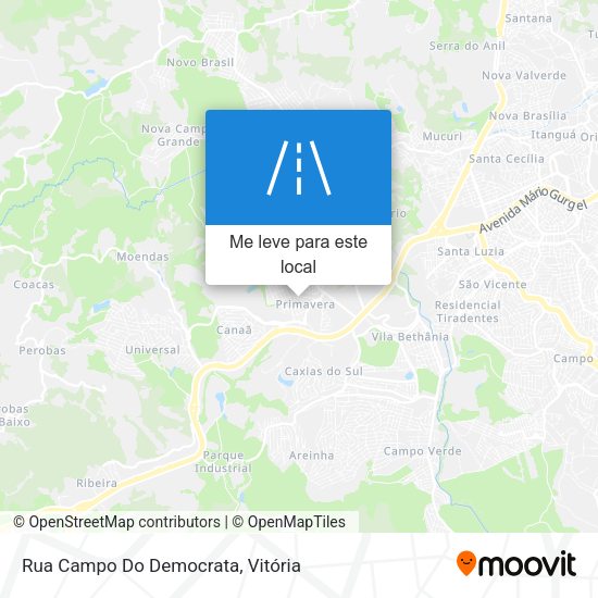 Rua Campo Do Democrata mapa