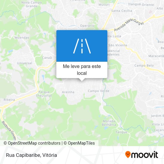 Rua Capibaribe mapa