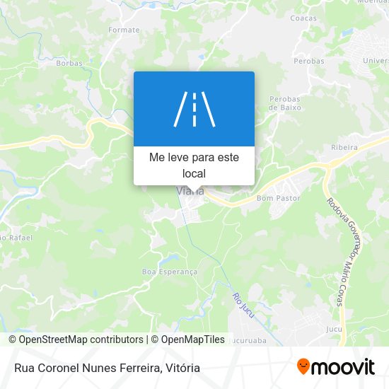 Rua Coronel Nunes Ferreira mapa