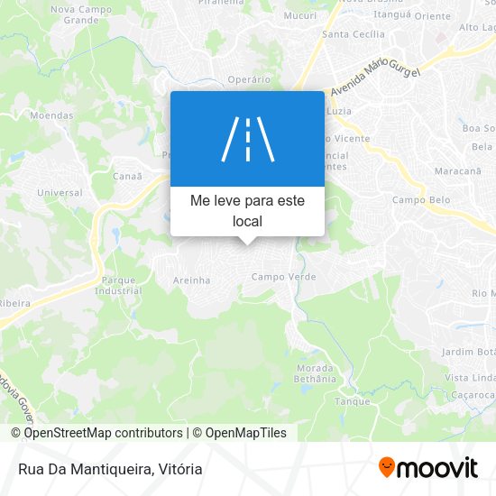 Rua Da Mantiqueira mapa