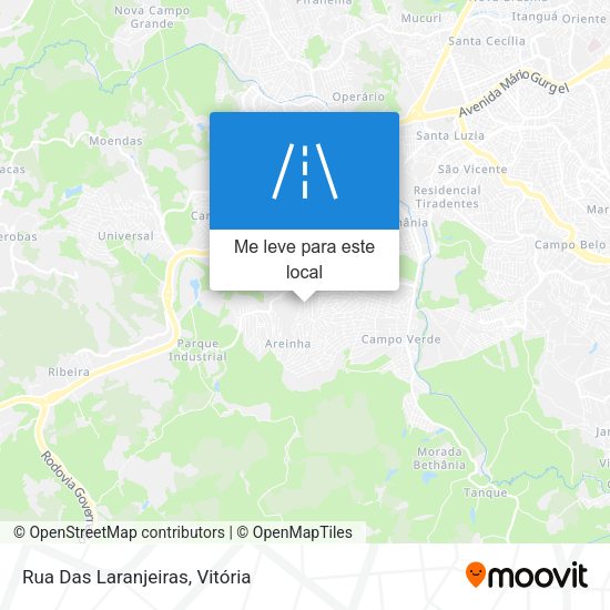 Rua Das Laranjeiras mapa