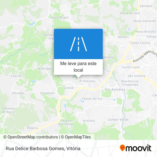 Rua Delice Barbosa Gomes mapa