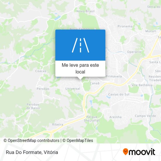 Rua Do Formate mapa