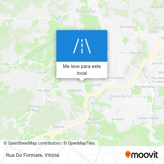 Rua Do Formate mapa