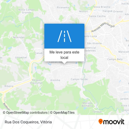 Rua Dos Coqueiros mapa