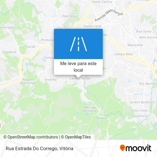Rua Estrada Do Corrego mapa