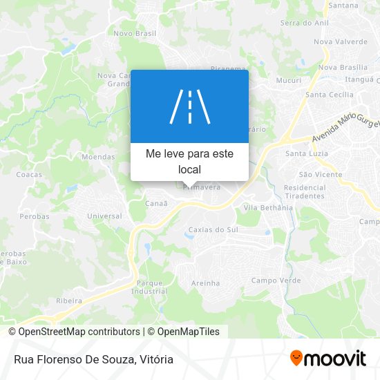Rua Florenso De Souza mapa