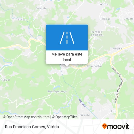 Rua Francisco Gomes mapa