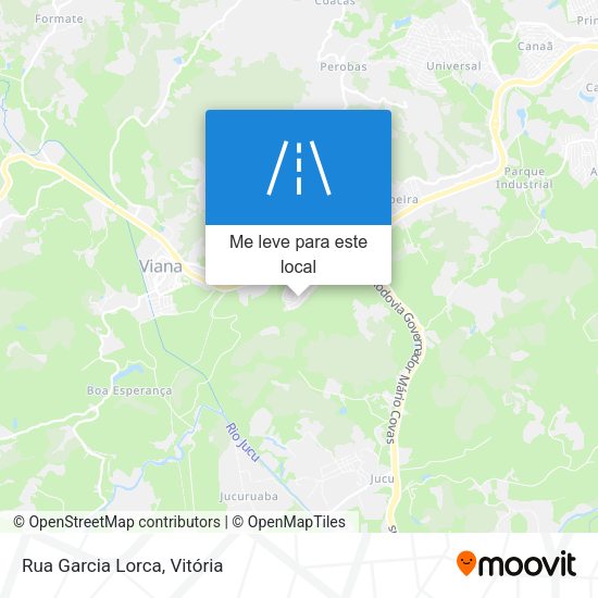 Rua Garcia Lorca mapa