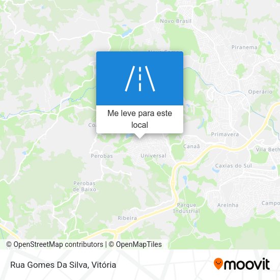 Rua Gomes Da Silva mapa