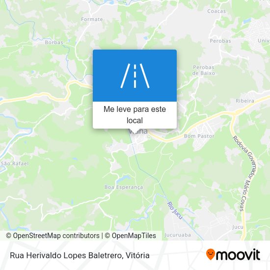 Rua Herivaldo Lopes Baletrero mapa