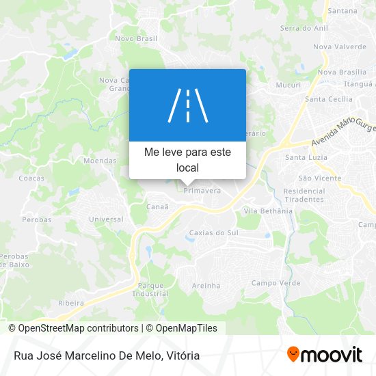 Rua José Marcelino De Melo mapa
