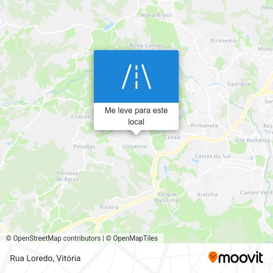Rua Loredo mapa