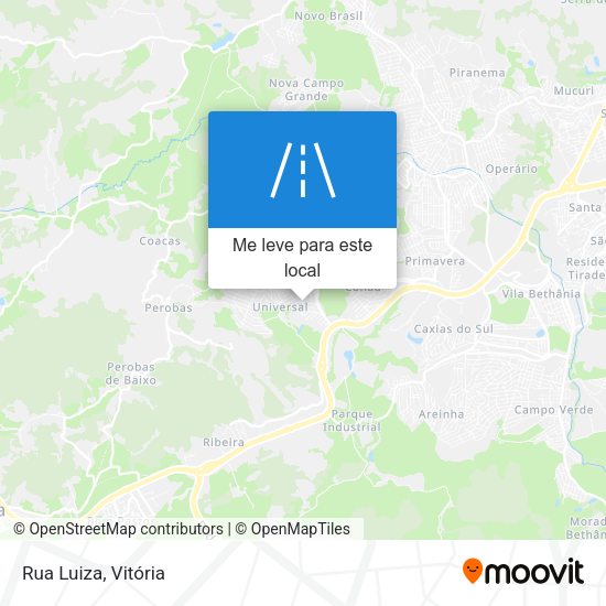 Rua Luiza mapa
