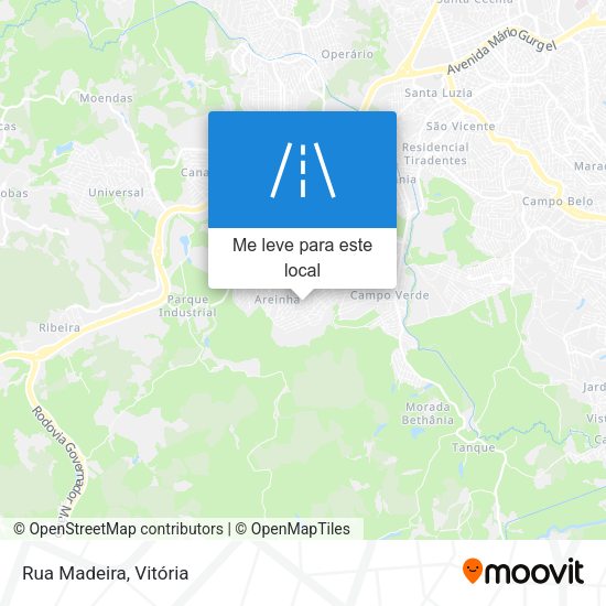 Rua Madeira mapa