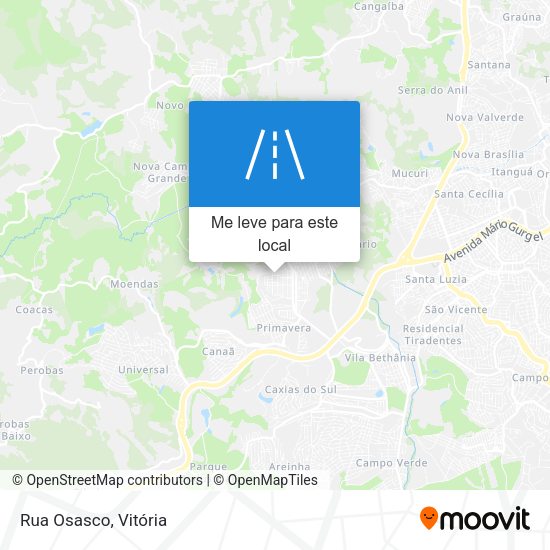 Rua Osasco mapa