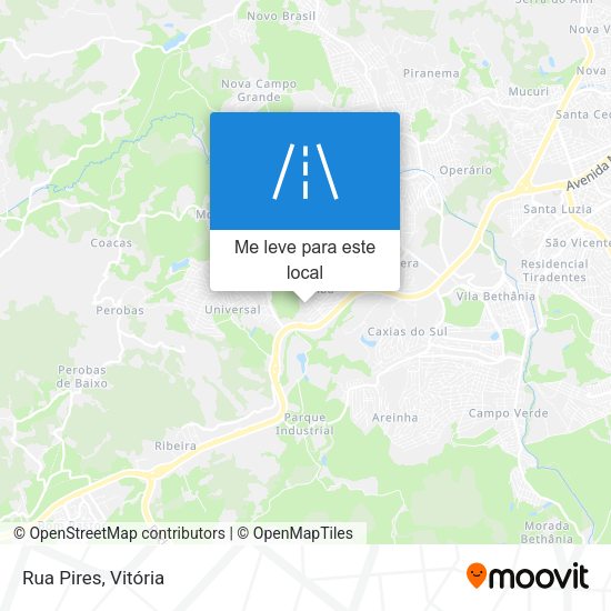 Rua Pires mapa