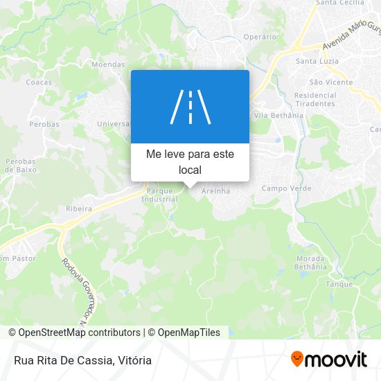 Rua Rita De Cassia mapa
