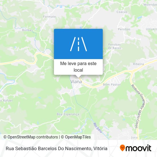 Rua Sebastião Barcelos Do Nascimento mapa