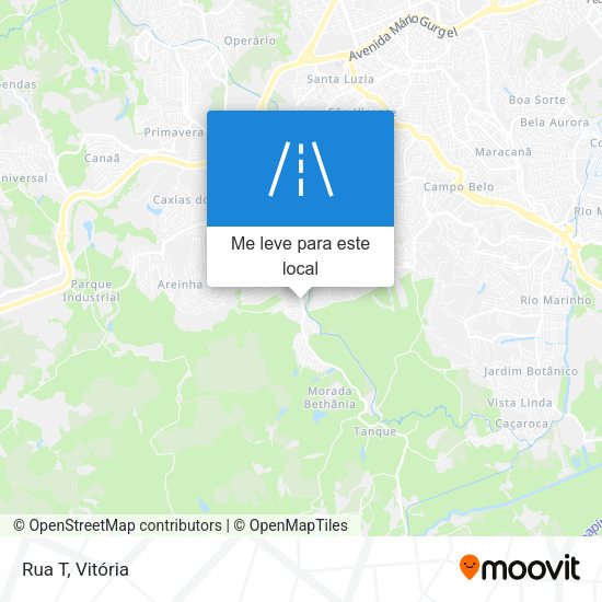 Rua T mapa