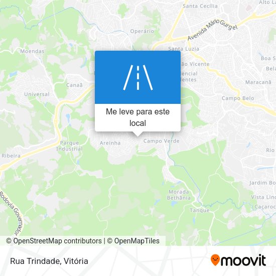 Rua Trindade mapa