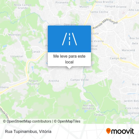 Rua Tupinambus mapa